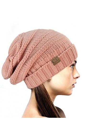 NYFASHION101 Bonnet dhiver Bouffant et épais de Style Slouchy. Une exclusivité de Confettis/Noir