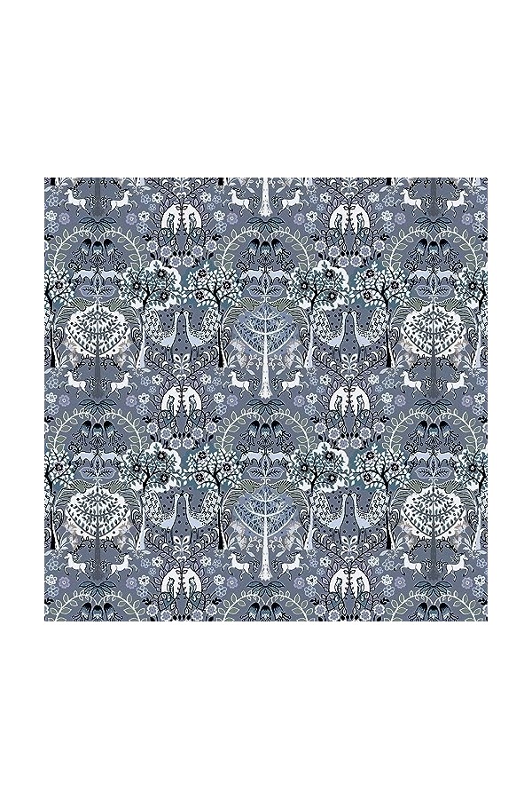 Vera Bradley Étui à lunettes double en coton pour femme, Bleu enchantement, Taille unique