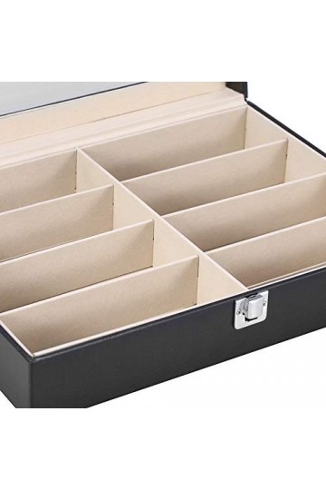 Jimfoty Étui de Rangement pour Lunettes, étui à Grille daffichage de Bijoux