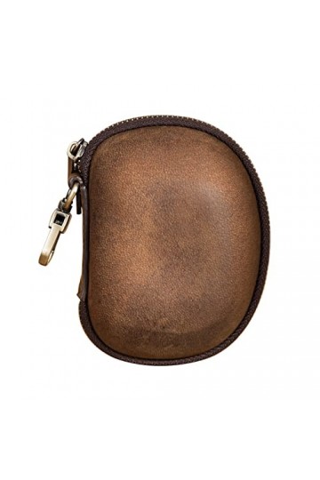 AttreX Vintage cuir de vache portable pliant lunettes de soleil protecteur voyage Pack pochette étui à lunettes boîte à ferme