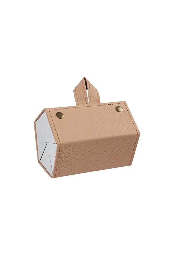 AttreX Organisateur de lunettes en cuir portable 5 grilles multi-slots lunettes de stockage affichage étui à lunettes de sole