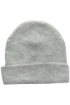 VERO MODA VMLEFILE Short Beanie Noos Bonnet, Gris Clair chiné, Taille Unique Femme