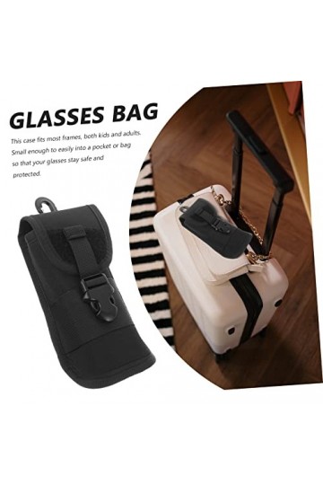 ABOOFAN 4 Pièces Taille Suspendus Étui À Lunettes De Soleil Lunettes De Soleil Organisateur De Stockage Lunettes De Stockage 