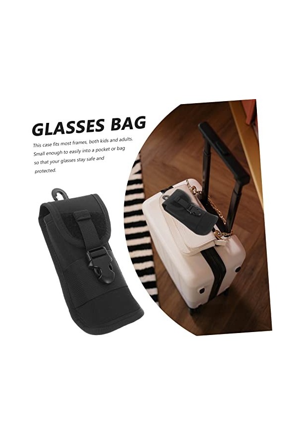 ABOOFAN 4 Pièces Taille Suspendus Étui À Lunettes De Soleil Lunettes De Soleil Organisateur De Stockage Lunettes De Stockage 