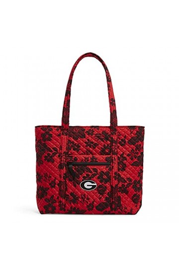 Vera Bradley Sac fourre-Tout Collegiate en Coton recyclé Plusieurs équipes Disponibles , Main Mixte, University of Georgia R