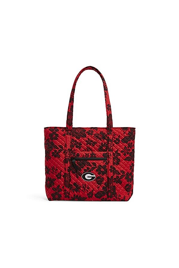 Vera Bradley Sac fourre-Tout Collegiate en Coton recyclé Plusieurs équipes Disponibles , Main Mixte, University of Georgia R