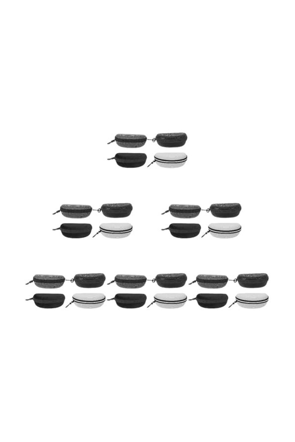 HEMOTON 24 Pièces Sac Étui à Lunettes Un Verre Lunettes De Soleil Noires Pour Femmes Lunettes De Soleil Pour Lunettes Pour Fe