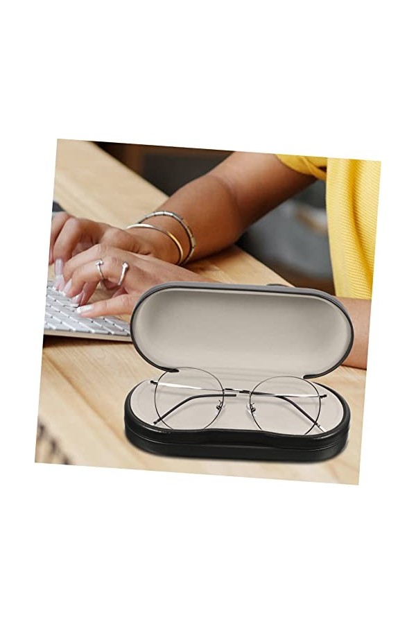 Lurrose 3 Ensembles Étui À Lunettes Double Couche Étui De Rangement De Lunettes De Soleil Lunettes DExtérieur Porte-Lunettes