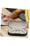 Lurrose 3 Ensembles Étui À Lunettes Double Couche Étui De Rangement De Lunettes De Soleil Lunettes DExtérieur Porte-Lunettes