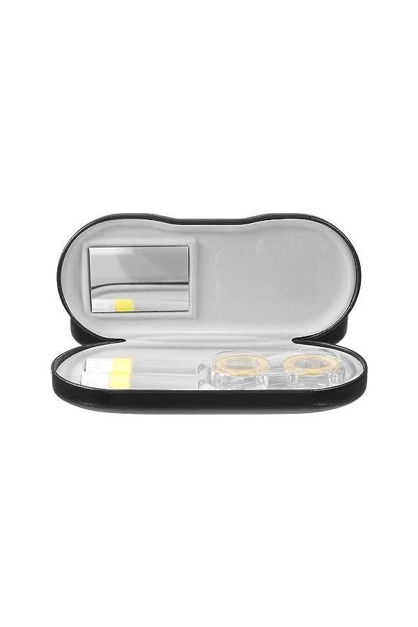 Lurrose 3 Ensembles Double Couche Étui À Lunettes Contenant De Lunettes Porte-Lunettes Porte-Lunettes Voyage Étui À Lunettes 