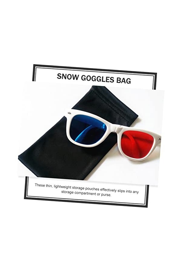 Sosoport 125 Pcs Lunettes De Soleil Poche À Cordon Sac À Main Organisateur De Rangement Lunettes De Soleil Magnétiques Lectur