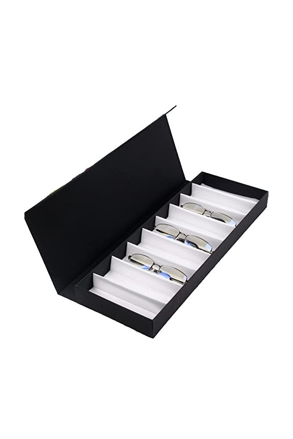 Femmes Hommes Organisateur de Lunettes de Soleil, Accueil Lunettes de soleil Boîte de rangement Organisateur 9 Machines à sou