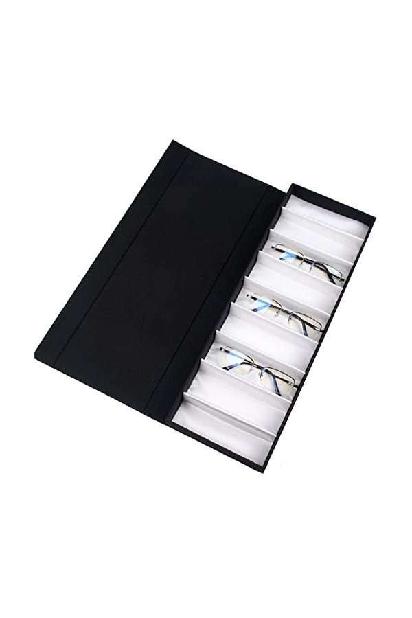 Femmes Hommes Organisateur de Lunettes de Soleil, Accueil Lunettes de soleil Boîte de rangement Organisateur 9 Machines à sou