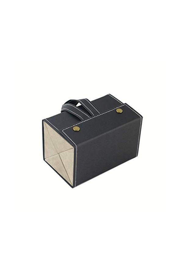 Garispace Étui à lunettes organiseur multifonction pour ranger les lunettes de soleil de voyage - 4 grilles - Noir