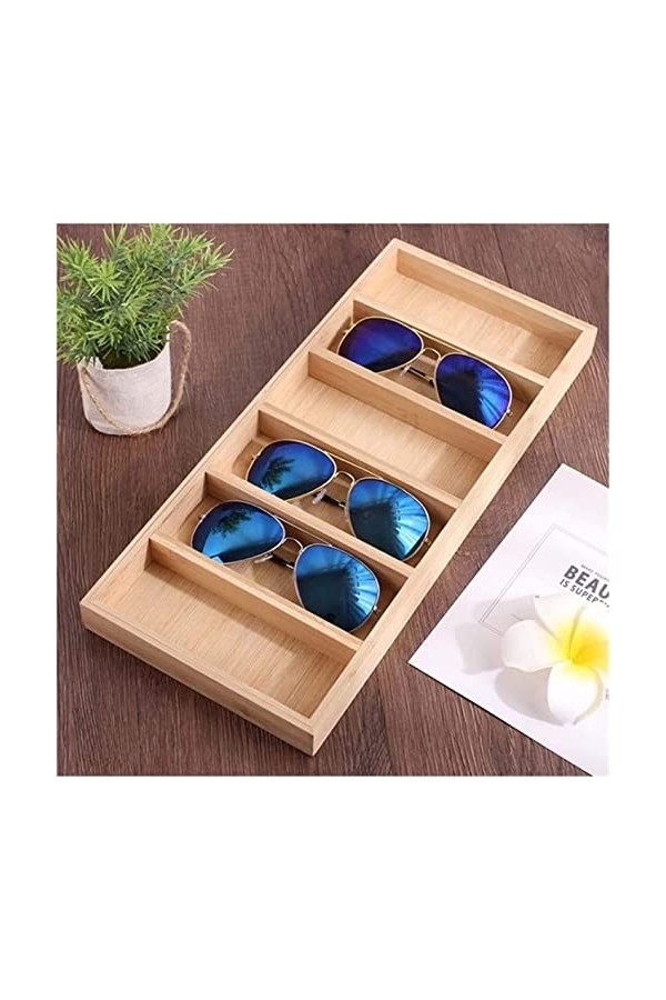 BOCbco Lunettes de Soleil Supports, Verres dorganisateur Afficher Les Lunettes Affichage des Lunettes de Soleil Boîtes de Ra