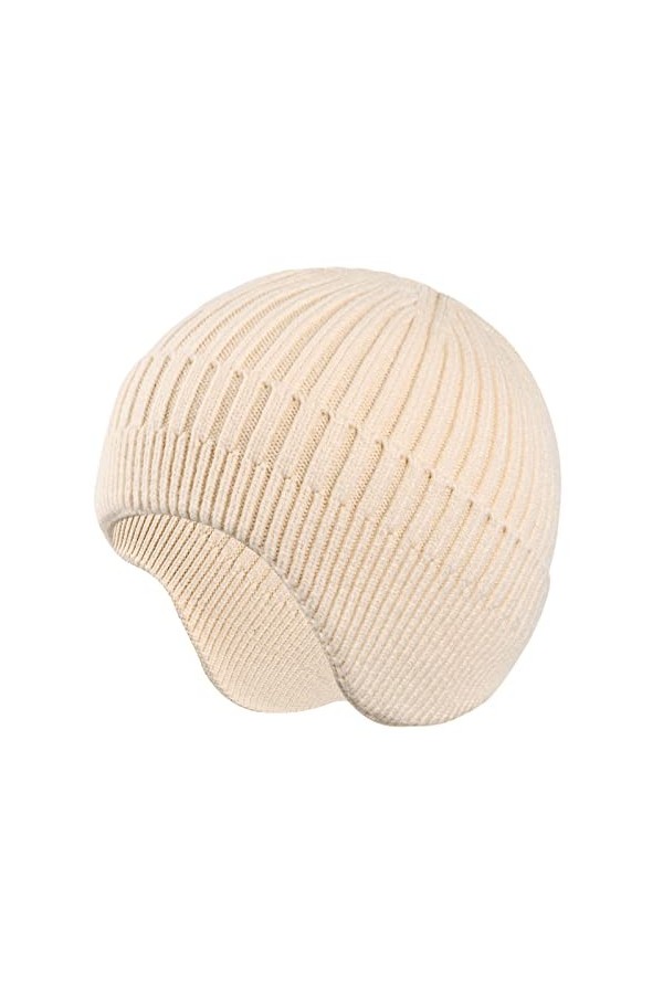 Cozlly Bonnet Hiver Femme, Bonnet Beanie Homme, Bonnet Tricoté avec Oreillettes, Bonnet Chapeau Hiver Chaud, Bonnet de Ski, C