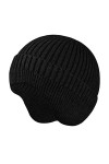 Cozlly Bonnet Hiver Femme, Bonnet Beanie Homme, Bonnet Tricoté avec Oreillettes, Bonnet Chapeau Hiver Chaud, Bonnet de Ski, C