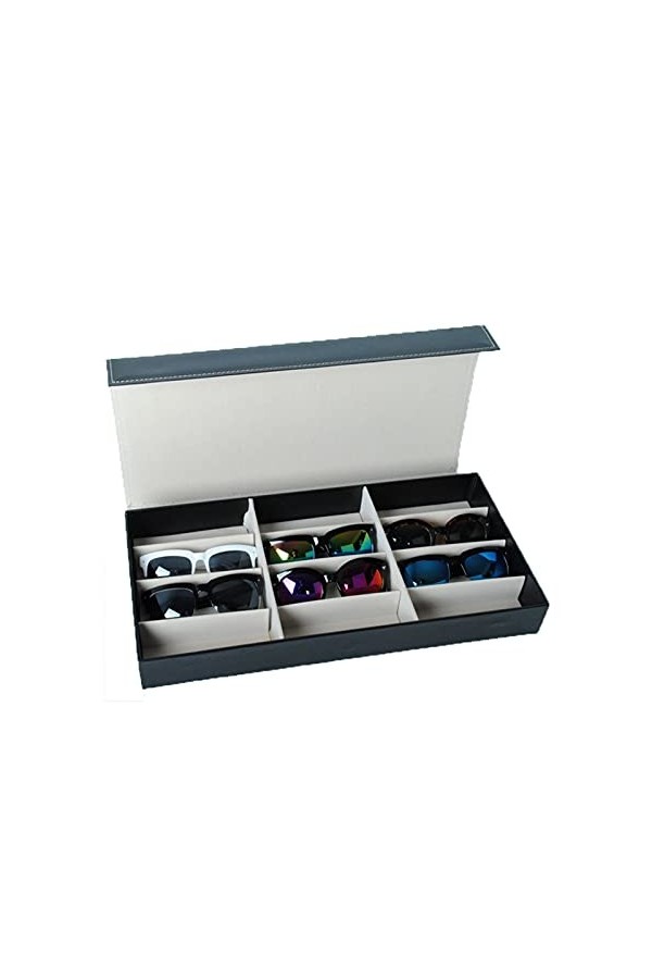 Présentoir De Lunettes 12 Sunglasses de grille Boîte de rangement Organisateur Lunettes Affichage Support de boîtier Titulair
