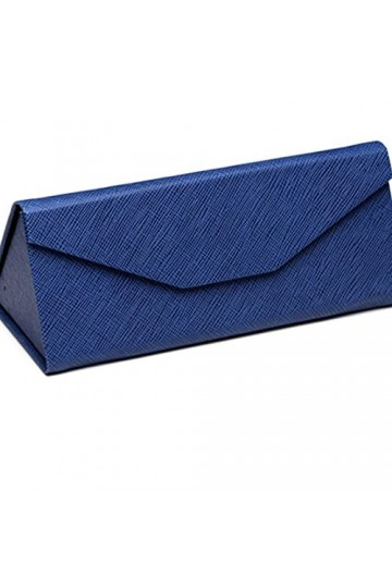 INGVY Étui à lunettes pliable étui à lunettes de soleil pour femmes étui à lunettes de lecture boîte à lunettes triangle cont