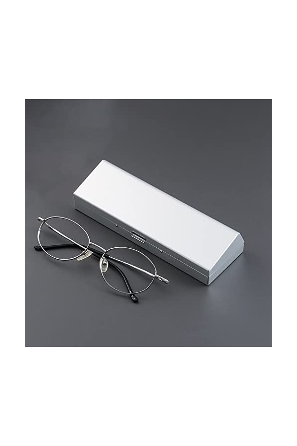 SayfuR WXYNHHD étuis à lunettes en aluminium Portable coque rigide boîte en métal lunettes de lecture lunettes de soleil voya