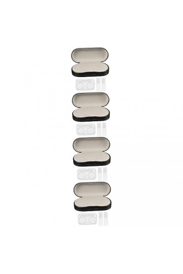 Lurrose 4 Ensembles Étui À Lunettes Double Couche Étui À Lunettes De Voyage Organisateur De Lunettes De Soleil Conteneur De L