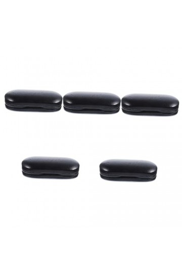 Lurrose 5Pcs Noir - Couche Organisateur Verres Extérieur Coque Kit Face - Étui Len Bureau Femmes Pour Le Stockage Dur Dans Lu