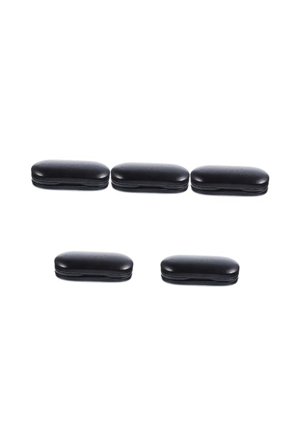 Lurrose 5Pcs Noir - Couche Organisateur Verres Extérieur Coque Kit Face - Étui Len Bureau Femmes Pour Le Stockage Dur Dans Lu