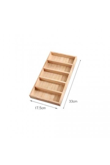 BECCYYLY Étui à Lunettes Boîte de Rangement pour Lunettes en Bois à 5 grilles Boîte de Rangement pour Lunettes de Soleil