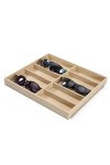 Femmes Hommes Organisateur de Lunettes de Soleil, Lunettes de soleil Organizer Box lunettes Plateau de rangement lunettes de 