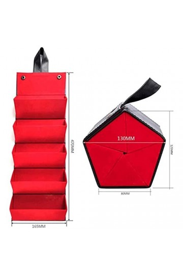 Support à Lunettes 6 emplacements Puce Lunettes de rangement en cuir pliable Lunettes de soleil Lunettes de soleil Verres Org
