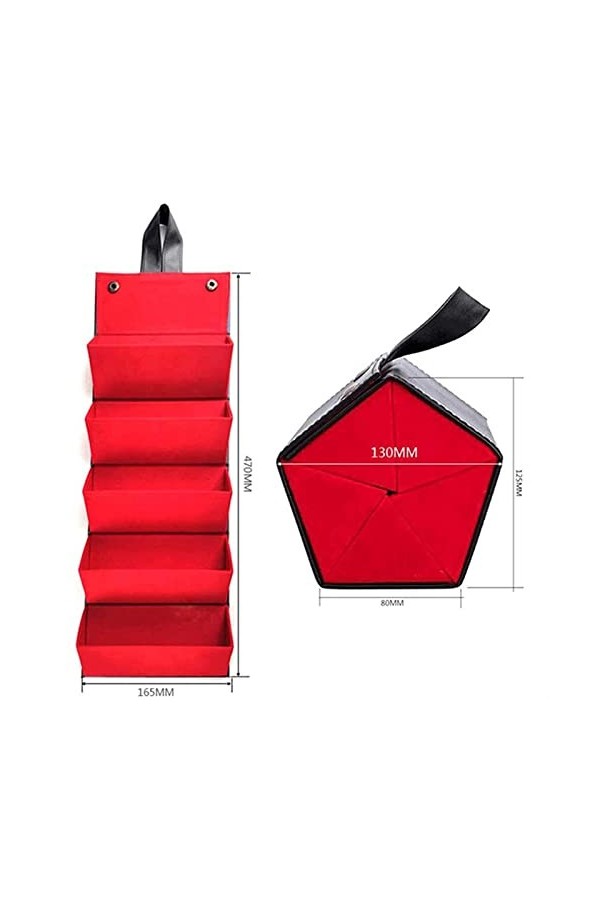 Support à Lunettes 6 emplacements Puce Lunettes de rangement en cuir pliable Lunettes de soleil Lunettes de soleil Verres Org