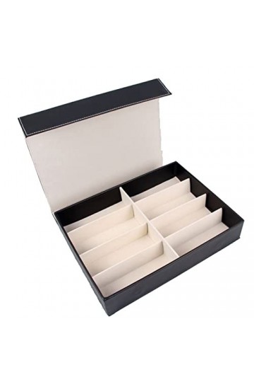 Femmes Hommes Organisateur de Lunettes de Soleil, Organisateur Lunettes de Soleil délicat 8 Grids Lunettes Affichage Tray Lun