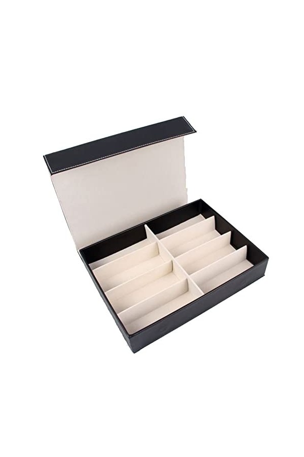 Femmes Hommes Organisateur de Lunettes de Soleil, Organisateur Lunettes de Soleil délicat 8 Grids Lunettes Affichage Tray Lun