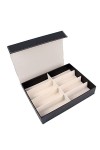 Femmes Hommes Organisateur de Lunettes de Soleil, Organisateur Lunettes de Soleil délicat 8 Grids Lunettes Affichage Tray Lun