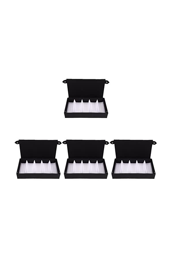 Cabilock 4 Pièces à Lunettes Multi Grille Organisateur Multi-lunettes De Soleil à Lunettes En Carton Boîtier De Montre Bijoux