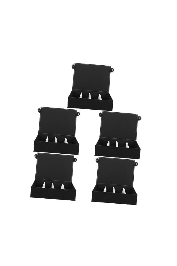 GALPADA 5 Pièces Multi Grille Étui À Lunettes Nuances Lunettes Vitrine En Verre Voyage Étui À Lunettes Lunettes De Soleil Pla