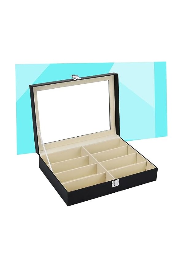 Holibanna 2 Pièces 8 Porte-lunettes De Soleil Lunettes De Soleil En Cuir Pu Lunettes De Soleil Femme Vitrine De Lunettes De S