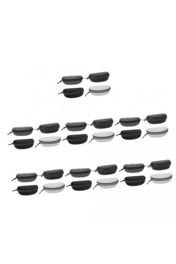 BESTonZON 28 Pcs Étui À Lunettes Sac Lunettes Pour Femmes Noir Lunettes De Soleil Pour Femmes Quai Lunettes De Soleil Pour Fe