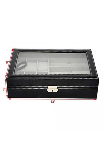 BECCYYLY Étui à Lunettes Boîte de Rangement en Bois pour Lunettes de Soleil, étui à Lunettes, étui à Lunettes de Soleil