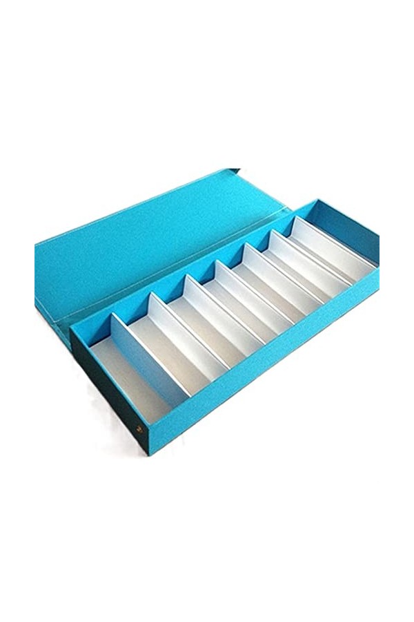 INGVY Étui à lunettes 8 grilles pour lunettes de soleil - Étui de rangement pour lunettes de vue - Boîte de rangement pour vê