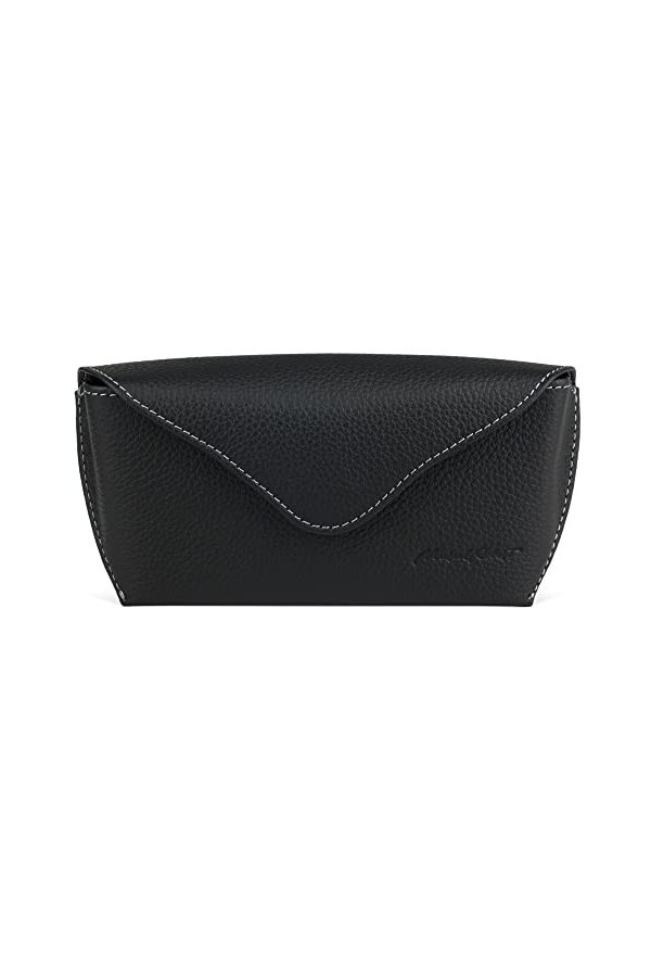 marcel robert - Etui Housse Cuir à lunettes de soleil - Soleil - Cuir Naturel Premium - [ Caramel ]