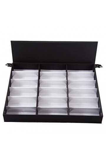Femmes Hommes Organisateur de Lunettes de Soleil, Lunettes de soleil Organizer 18 emplacements Rack, support Plateau de range