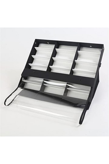 Femmes Hommes Organisateur de Lunettes de Soleil, Lunettes de soleil Agenda 18 emplacements daffichage de cas Support Suppor