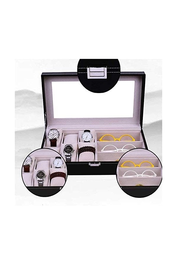 ZHJING Lunettes daffichage du tiroir Lunettes Vitrine Lunettes Organisateur de tri Boîte Lunettes de Soleil for Lunettes de 