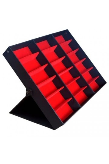 SayfuR 18 fentes lunettes plateau lunettes de soleil vitrine lunettes organisateur boîte porte-lunettes lunettes de soleil su