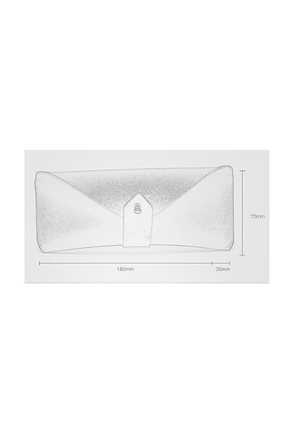 WATAY Housse de lunettes en cuir, étui de lunettes de soleil for femmes et hommes, boîte à lunettes avec lunettes