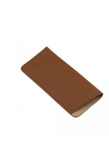 WATAY Étui à lunettes unisexe en cuir véritable, sac à lunettes Portable, boîte à lunettes, sac for femmes et hommes Color :