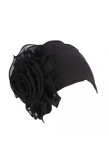 YONKINY Chimio Turban Pour Femmes Élégant Confortable Chapeau Bonnet Cancer Élastique Headdress Fleur Pour La Perte De Cheveu