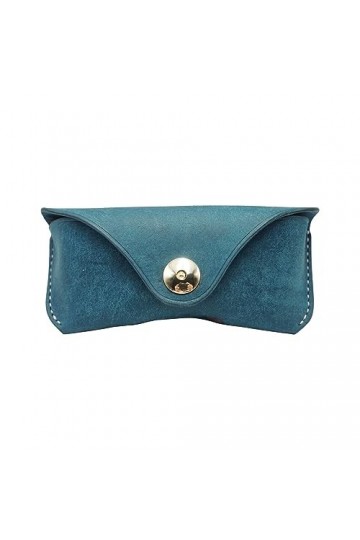 YIORYO Étui à Lunettes en Cuir - Cuir véritable, Protège, Lunettes de Soleil, Pochette à Lunettes, Lunettes de Lecture, Suppo