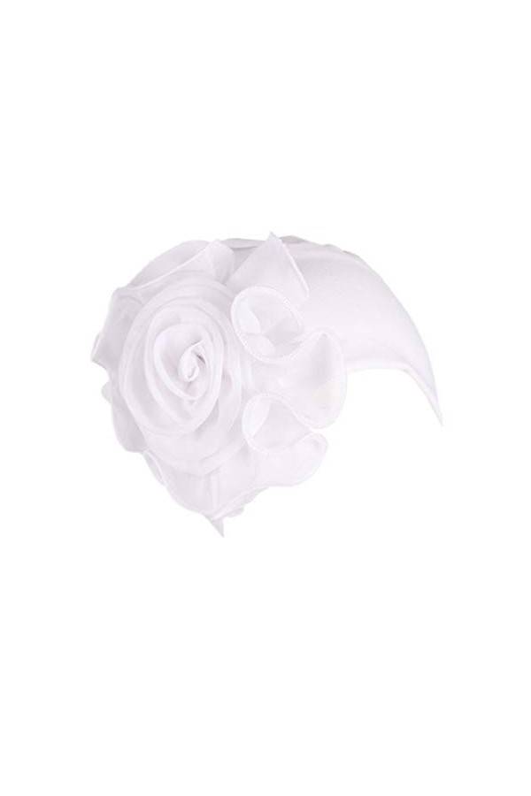 YONKINY Chimio Turban Pour Femmes Élégant Confortable Chapeau Bonnet Cancer Élastique Headdress Fleur Pour La Perte De Cheveu